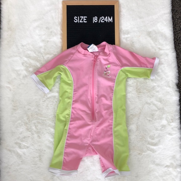 Please Mum rash guard one piece bathing suit 18m - Picture 1 of 5